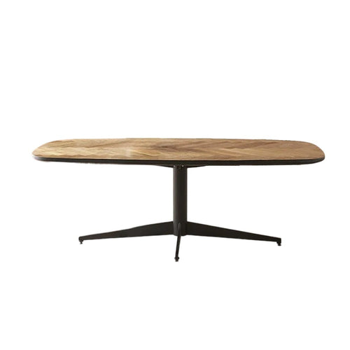 Signature - BERNARD Eettafel - Hout - 100x220x76 cm