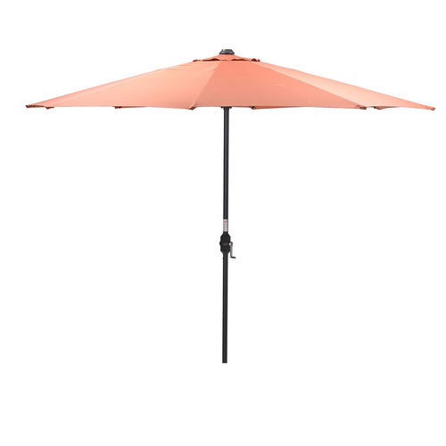 Garden Impressions stokparasol Lotus koper Ø300 cm met 40kg Cosmo voet en hoes