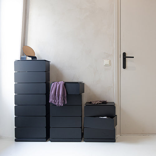 Spinder Design ladekast Joey 3 - Zwart - vtwonen shop