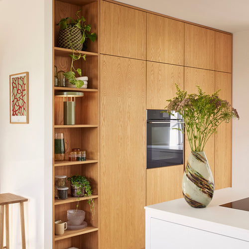 Hübsch vazen Fleur - glas - ø7xh10, ø7xh15, ø7xh20cm - vtwonen shop