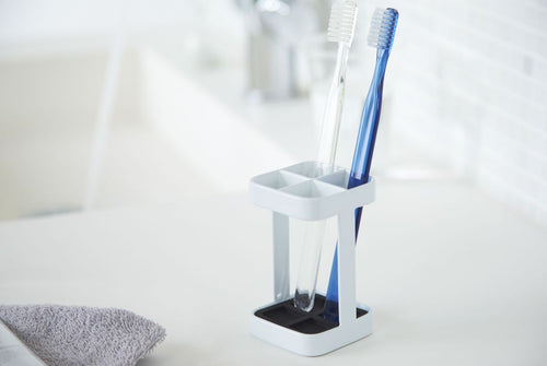 Yamazaki Tandenborstelhouder - Tower - Wit - vtwonen shop