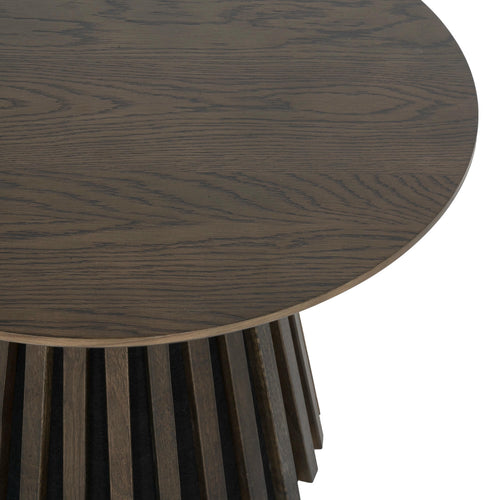 Furnhouse ronde salontafel Svendborg - Gerookt eikenhout - Ø 60 cm