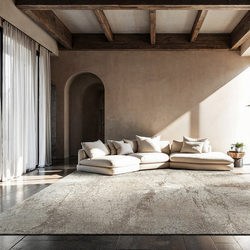 Louis De Poortere vloerkleed Albatre - grijs - 280x390cm - vtwonen shop