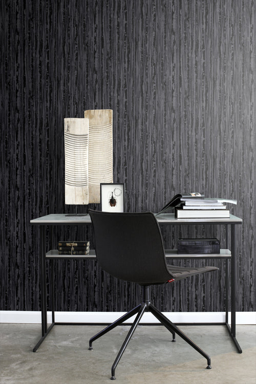 Origin Wallcoverings behang strepen zwart - 53 cm x 10,05 m - 346644 - vtwonen shop