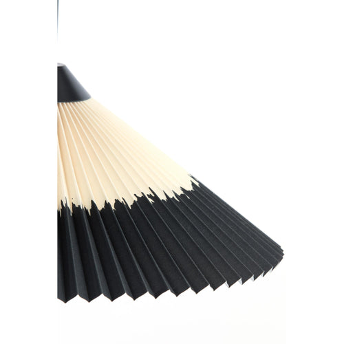 Light & Living hanglamp Pleated - zwart - Ø45cm - vtwonen shop