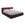 LaMiaSofa Bed met opbergruimte Roma - chenille stof - bordeaux - 200x228x82