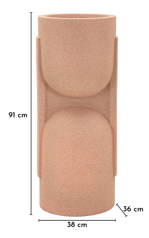 Mauro Ferretti buitenvaas - 38x36x91 cm - roze