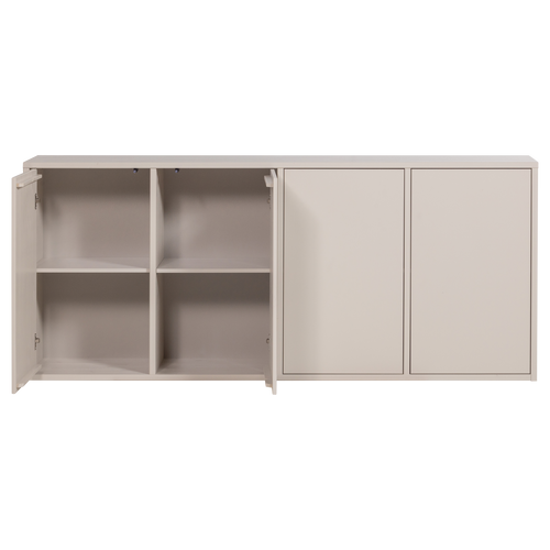 WOOOD dressoir Merel - Grenen - Dust - 85x200x39,5