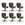 Furnhouse eetkamerstoel Nicklas - Donkerbruin - Leer - Set van 6