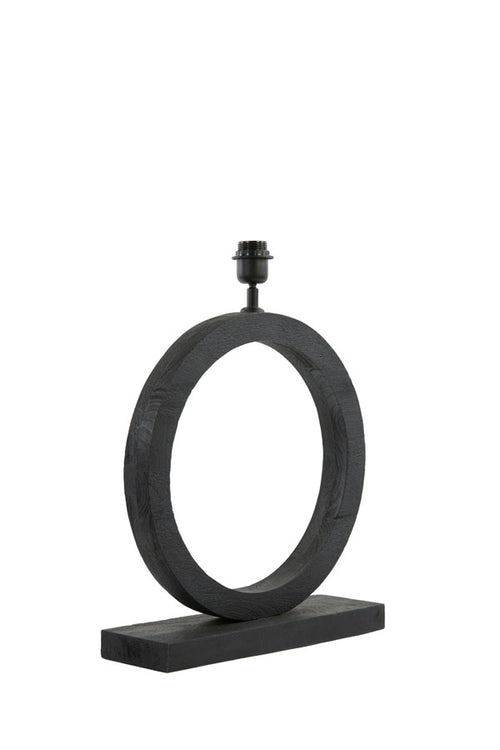 Light & Living lampvoet  - zwart - 41x13x55 cm