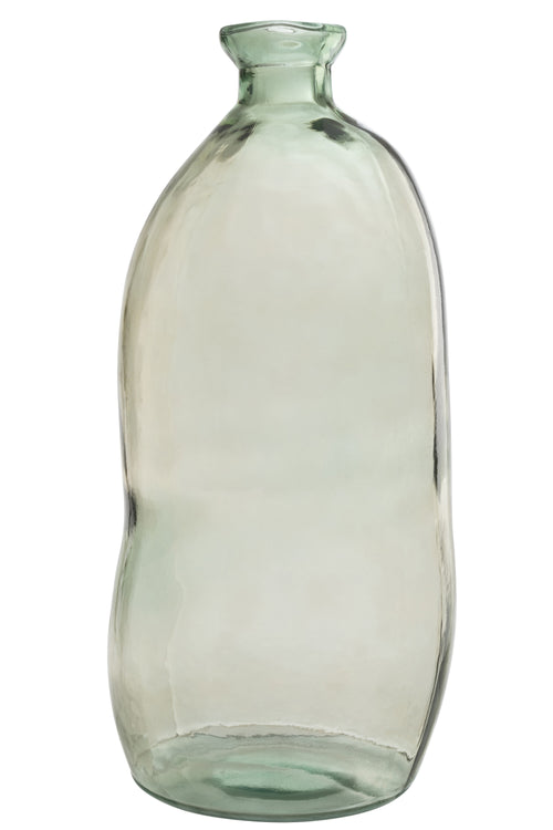 J-Line vaas Olivia - glas - watergroen - 73 cm hoog - vtwonen shop