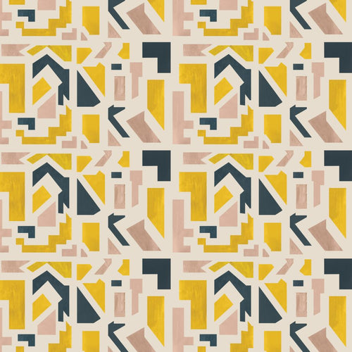 Catchii Behang Lines network Dark blue - vtwonen shop