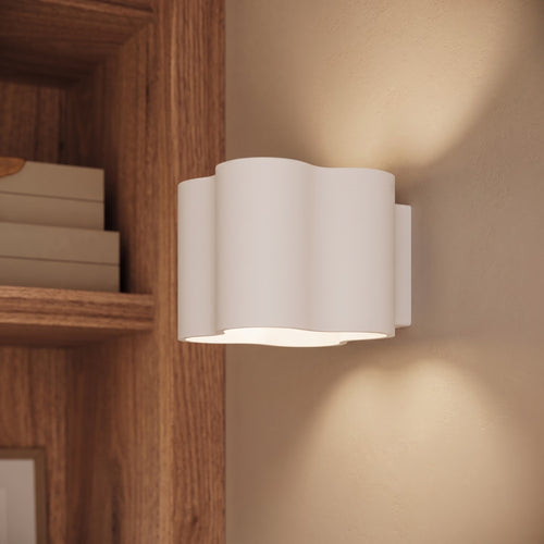 Sollux Lighting Plafondlamp OVIO 1 wit GU10 - 12x12x10cm