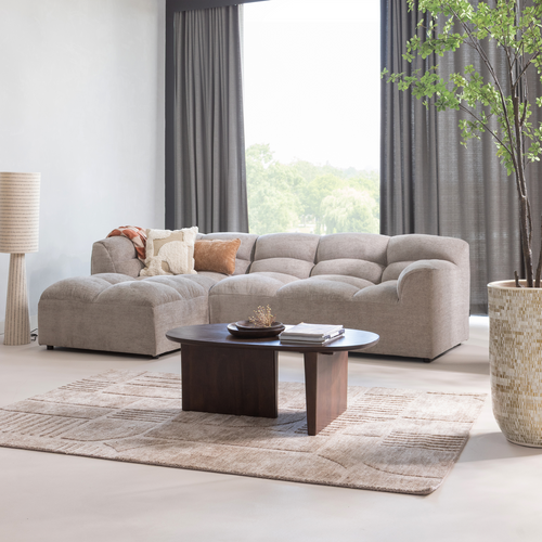 WOOOD salontafel Seam - Mango Hout - Walnoot - 40x110x60 - vtwonen shop