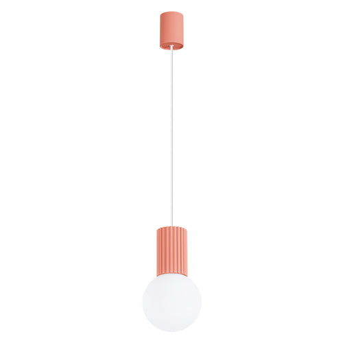 Sollux Lighting Hanglamp HALO 1 perzik - 12x12x120cm