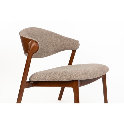 Dutchbone Babington Fauteuil Walnoot - Bruin - vtwonen shop