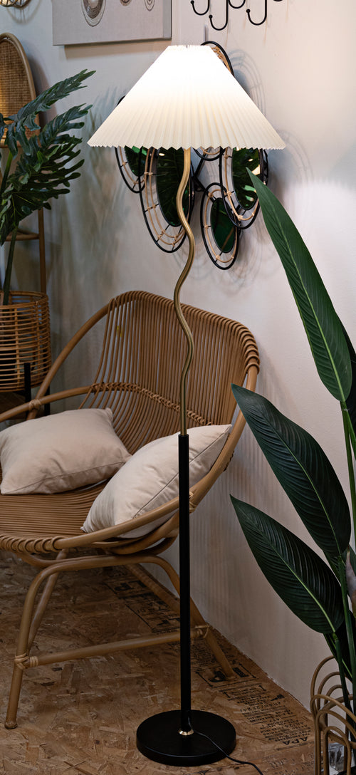 Mauro Ferretti vloerlamp - Ø 46x172 cm - zwart