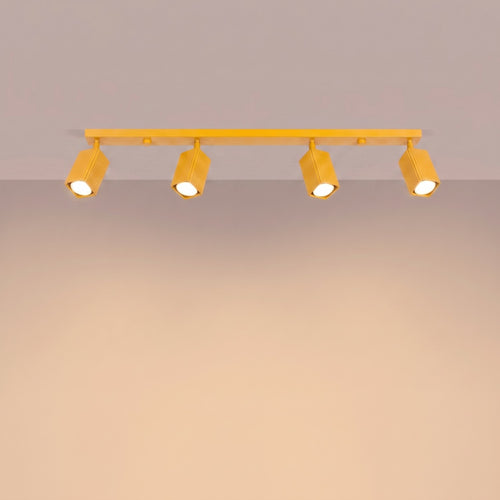 Sollux Lighting Plafondlamp RAYO 4L geel - 81x6x16,5cm