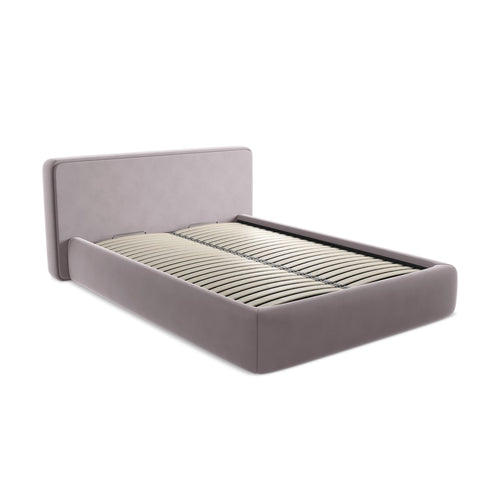 LaMiaSofa Bed met opbergruimte Firenze - velours - lavendel - 180x225x82