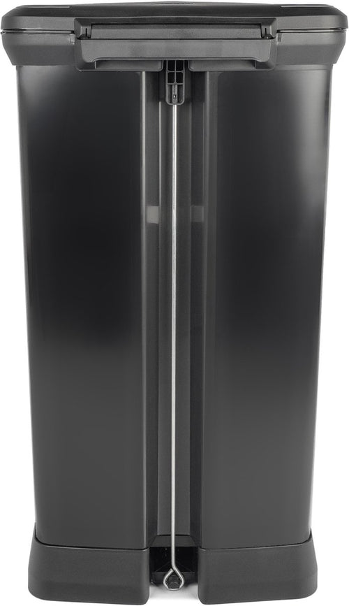 Curver Decobin Prullenbak - 50L - 39x29x72 cm - Zwart - vtwonen shop