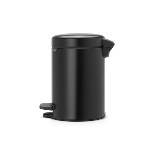 Brabantia NewIcon Pedaalemmer, 3 liter, kunststof binnenemmer - Matt Black