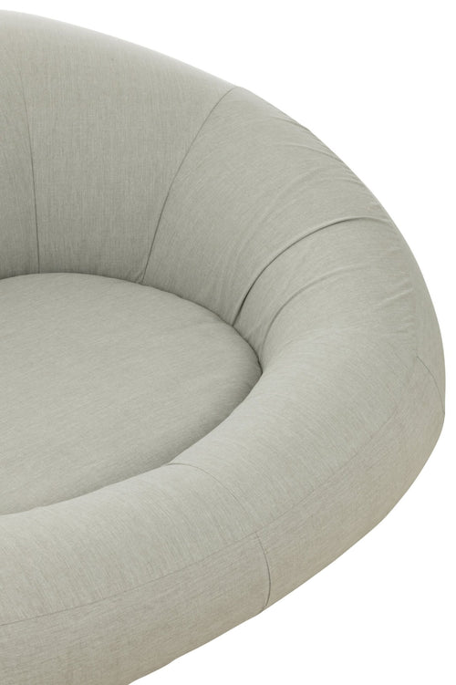 J-Line matras Donut - kunststof - grijs