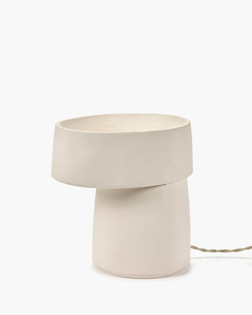 Serax Tafellamp keramiek gebroken wit Romé - vtwonen shop