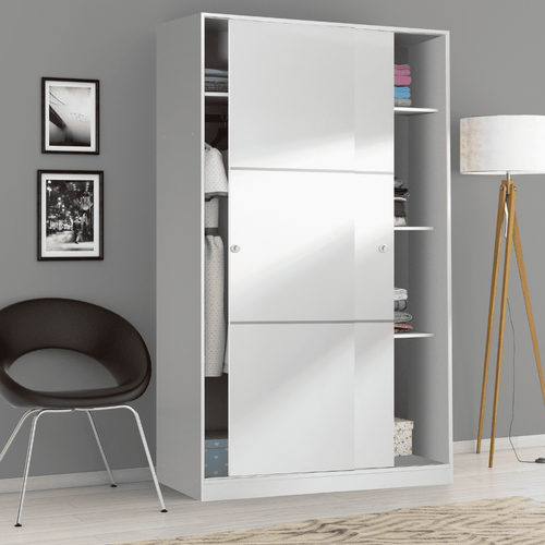 Calicosy - Kast NINO - Wit 50x120x200 cm