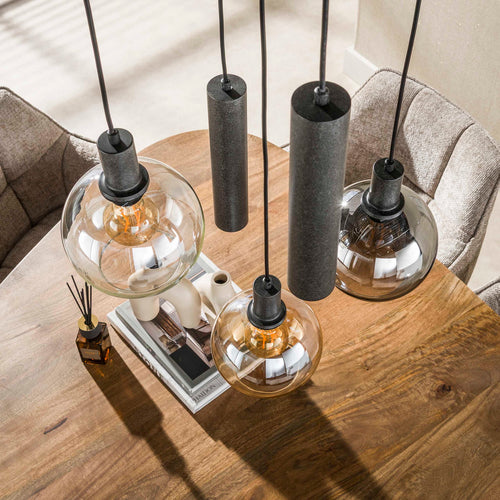 Giga Living Hanglamp Sfera Tricolore - Zwart Metaal - Ø50x150cm