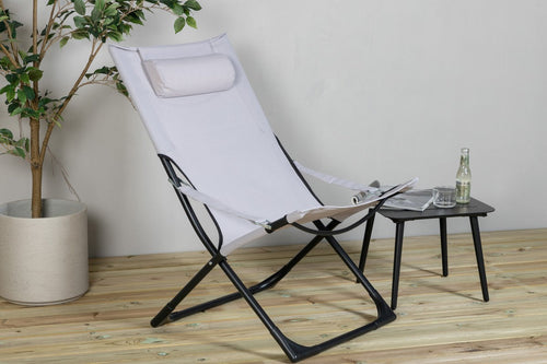 Rebellenclub Tuinstoel Nico - Set van 2 - LichtgrijsÊ