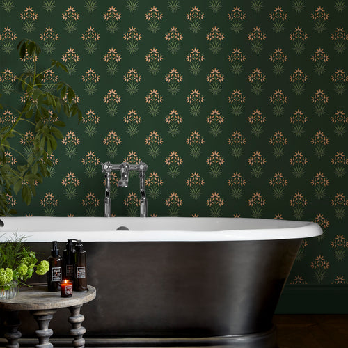 William Morris at Home Vliesbehang - Hyacinth Flower Forest