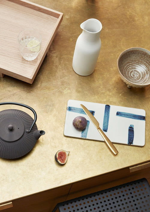 Hübsch dienblad Elevate - mdf/eikenfineer/eikenhout - 46x34xh8cm