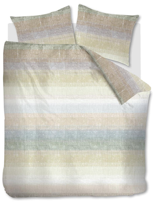 Ariadne at Home dekbedovertrek Colour Harmony - 200x200/220 cm - blauw groen - vtwonen shop