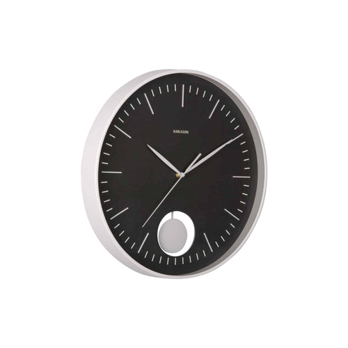 Karlsson wandklok Grato Pendulum - zwart - Ø40.6cm
