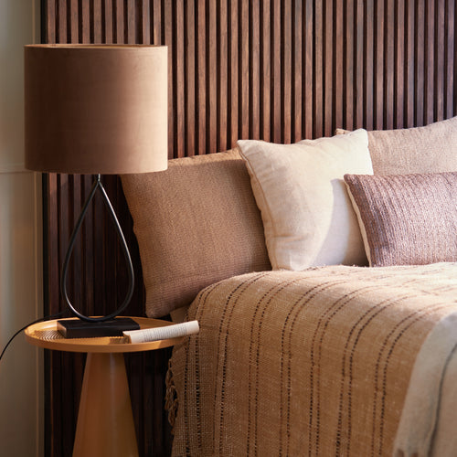 Light & Living lampenkap VELOURS - Ø35x30cm - bruin - vtwonen shop