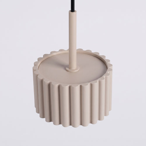 Sollux Lighting Hanglamp AURA 1 taupe Gx53 - 10x10x125cm