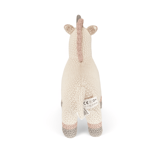 Pintado & Lacado knuffeldier Eenhoorn - wit - 30 cm