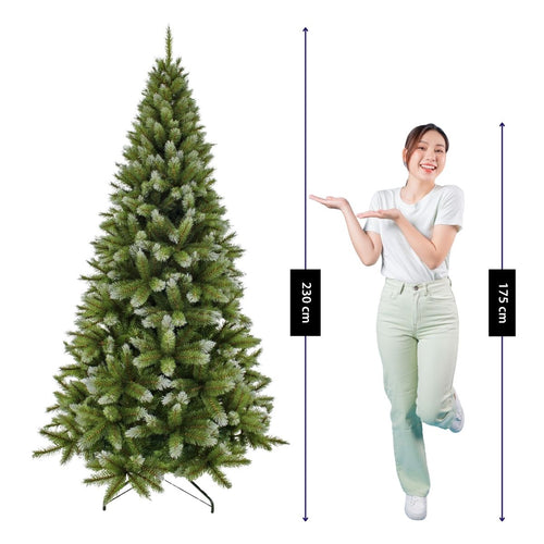 Triumph Tree Pittsburgh Kerstboom - Wit Berijpte Takken met Volle Uitstraling - Kerstversiering voor Binnen - Kunstboom met 940 Takken en Stevige