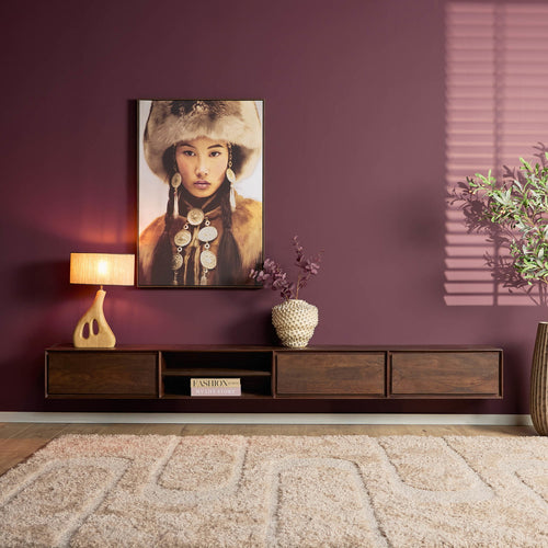 Starfurn Tv-meubel Ambiance - Zwevend - Bruin Hout - 280x35x30cm