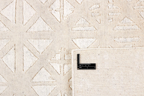 Vloerkleed MOMO Rugs Shangri La White Mosaik 250x350 cm