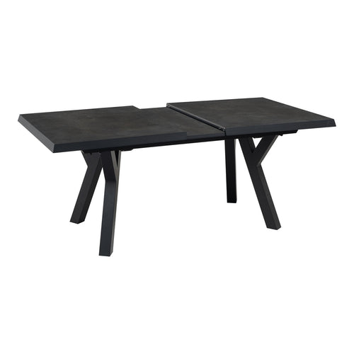 Lesli Living tuintafel Murcia - grijs - 163/203x93cm