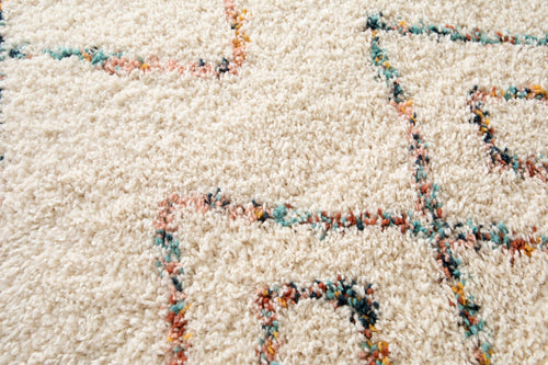 AFK Living vloerkleed  Harlequin - shaggy - beige - 140 x 200 cm