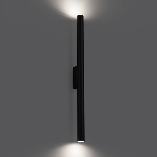 Sollux Lighting Wandlamp PASTELO 2 zwart - 2,5x5x50cm
