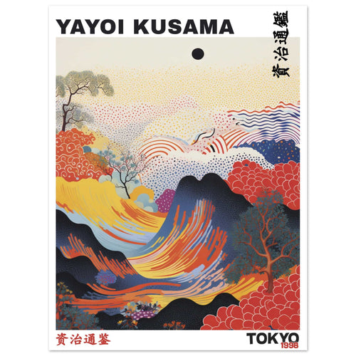 Artfulprints  Yayoi Kusama - Tokyo 1998   poster 30x40 cm - vtwonen shop