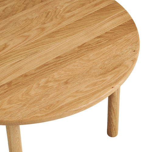 Artichok Joëlle Eikenhouten Salontafel Naturel - Ø 70 x 40 cm - vtwonen shop