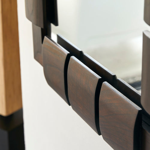 Tikamoon Spiegel in mindi 100 x 80 cm - Bruin - vtwonen shop