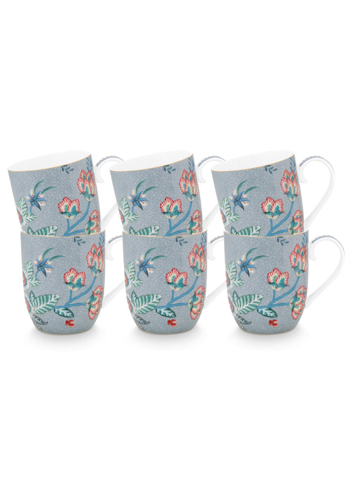 Pip Studio - Flower Festival Mokken - Servies set van 6 - 200ml - vtwonen shop