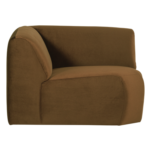 WOOOD hoekelement recht Mojo Base - Velvet - Honinggeel - 74x105x105
