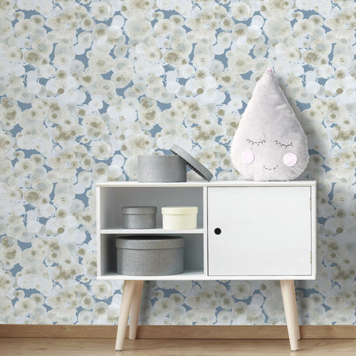 Sanders & Sanders behang grafisch motief blauw grijs -  - 641122