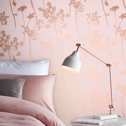 Graham & Brown Vliesbehang - Anthriscus Blush